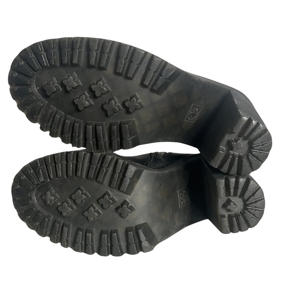 Dr. Martens Magdalena Women’s Black Leather Heeled Chelsea Boots Size 7 - Picture 7 of 9